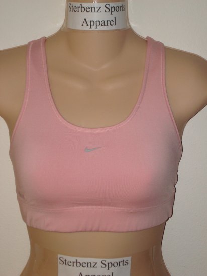 Nwt S NIKE Women Fit Dry Compression Sport Bra Top New Small 4 6 Light Pink