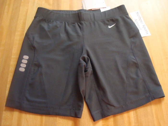 Nwt XL NIKE Women FitDry City Sprint Running Shorts New XLarge Gray