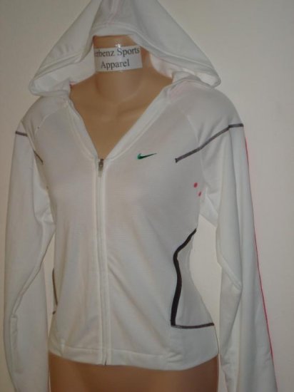 Nwt M 8-10 NIKE Women Fit Dry Hoody Fitness Jacket New Medium 227603-100