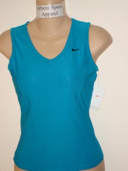 Nwt M NIKE Women Fit Dry Club Sleeveless Top Shirt New Medium 225647-309