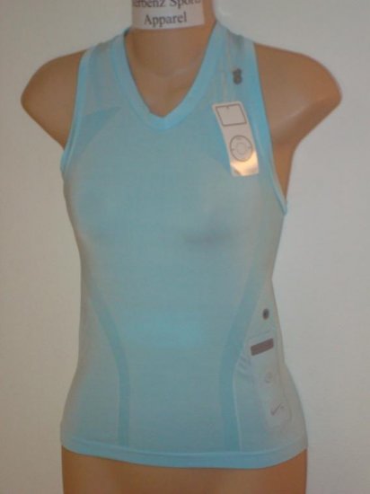 Nwt XL NIKE+ Women Ipod Tight Running Top Shirt New $60 Xlarge 212465-431