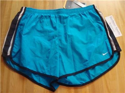 Nwt L 12-14 NIKE Women Fit Dry Running Track Shorts New Large 211071-334