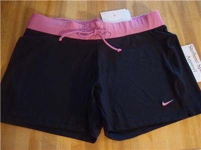 Nwt L NIKE Women Fit Dry Loose-FIT Workout Shorts New Large 207251-012