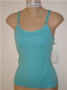 Nwt M/L NIKE Women Seamless Long Tank Top Shirt New Medium Large 217129-429