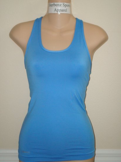 Nwt S NIKE Pro Women Fit Dry Training Tank Top New Blue Small 255697-412