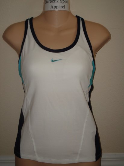 Nwt L NIKE Fit Dry Women Cardio Tennis Tank Top New $32 Large 227518-102