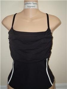 Nwt L NIKE Women Fit Dry Fitness Corset Tank Top New Large Black 227621-010