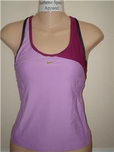 Nwt M NIKE Women Fit Dry Personal Best Velocity Top New Medium 249319-502