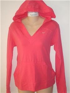 Nwt S NIKE Women Essential Long-Slv Hoody Top New $38 Small 157745-837