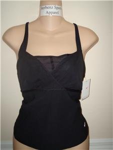 Nwt M NIKE Women Fit Dry Pinnacle Black Dance Top New Medium 244284-010