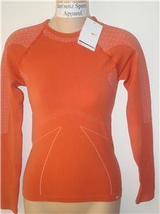 Nwt S/M NIKE Women Fit Dry Long-Slv Core Warmer Top New Small Medium 227512-823