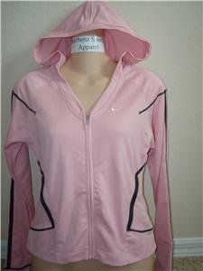 Nwt S 4-6 NIKE Women Fit Dry Hoody Fitness Jacket New Small 227603-627
