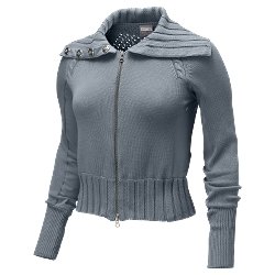 Nwt S NIKE Women Drop Shot Cable Sweater Top New $150 Small 247229-099