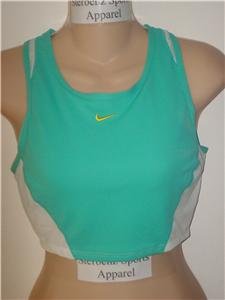Nwt M NIKE Women Fit Dry Fitness Sport Bra Top New $40 Medium 216834-417