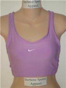 Nwt XL NIKE Women Fit Dry Lavender Sport Bra Top New XLarge 257474-502