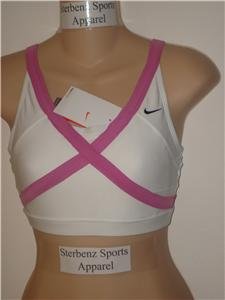 Nwt L NIKE Women Fit Dry Sassy Sport Bra Top New $38 Large 243979-101