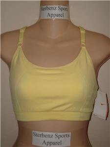 Nwt S/M NIKE Women Fit Dry Seamless Sport Bra Top New Small Medium 217130-732