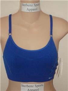 Nwt S/M NIKE Women Fit Dry Seamless Sport Bra Top New Small Medium 217130-438