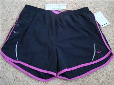 Nwt M NIKE+ Women Fit Dry Ipod Running Shorts New Black Medium 257731-010