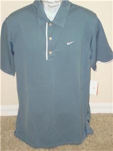 Nwt M NIKE Men Fit Dry Easy Win Tennis Polo Shirt New Medium 207376-402