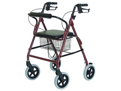New Lightweight Rollator Walker - 300 Pound Weight Capacity