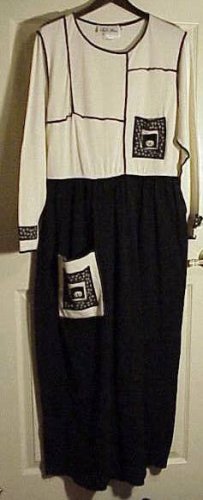 Phyllis Maxx dress sz 2 block print