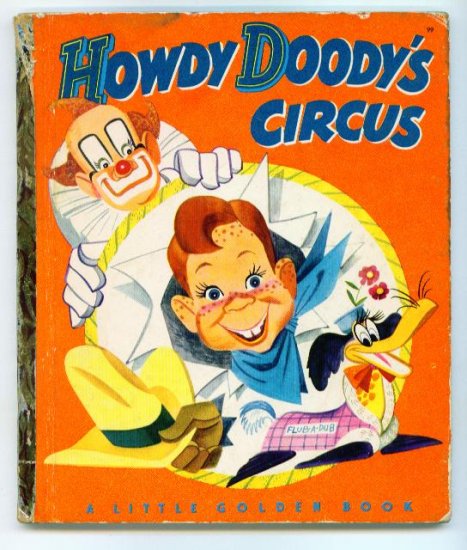 Vintage little Golden Book ~ Howdy Doody's Circus