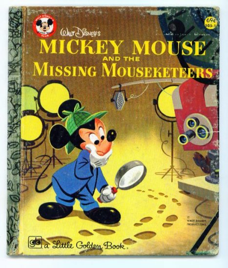 Mickey Mouse & the Missing Mouseketeers Little Golden Book
