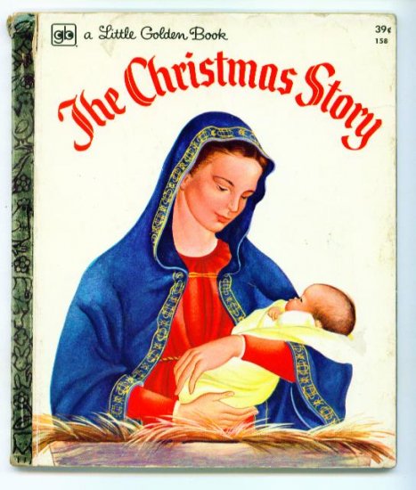 Vintage Little Golden Book CHRISTMAS STORY Eloise Wilkin