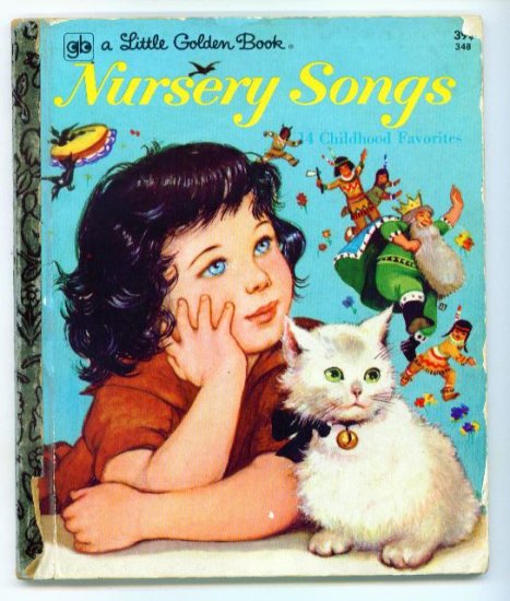 Vintage Little Golden Book ~ Nursery Songs