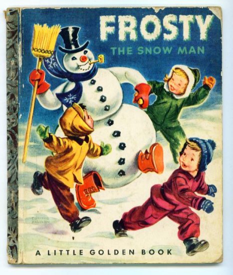 Vintage Little Golden Book ~ FROSTY the Snow Man
