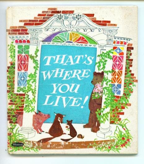 That's Where You Live Whitman Tell-A-Tale Book