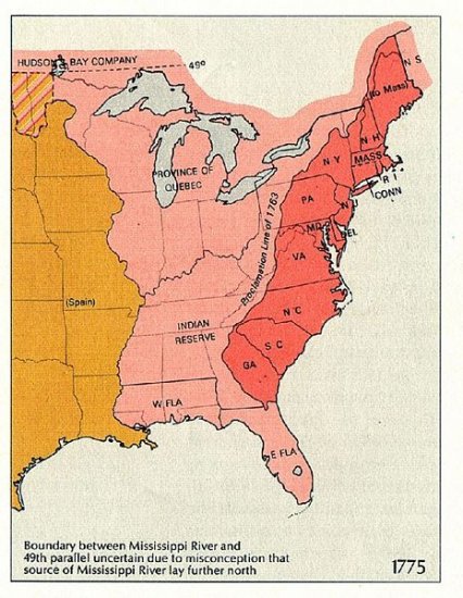 United States History - Europeans Settle New Colonies - Thirteen English Colonies - 1570 - 1760