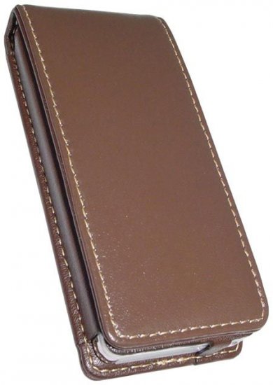 Leather Case (Brown) - For iPod Nano - SPECIAL SALE PRICE