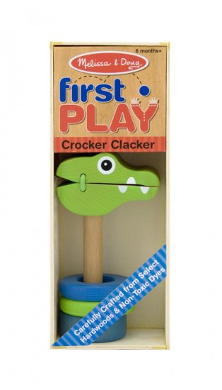 Melissa & Doug Crocker Clacker Development Wooden Toy