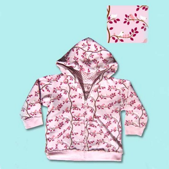 Funktion Pink Bird Groovy Toddler Hoodie Sweatshirt