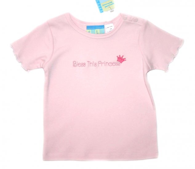 Happy Happy Halo Pink "Bless this Princess" Infant Tee