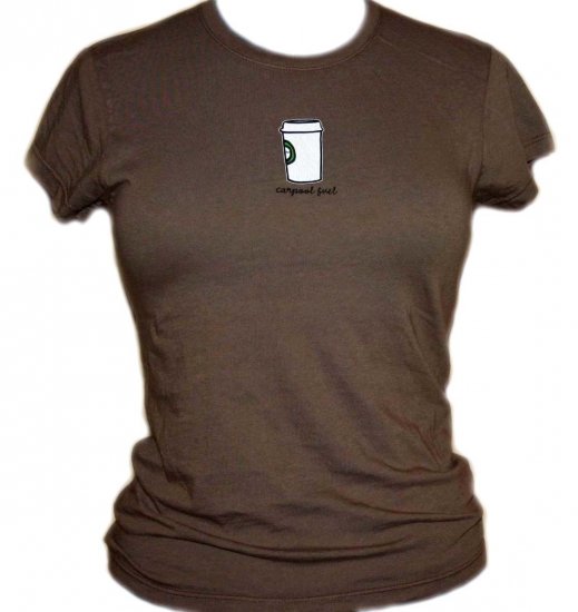 Darling Mummy Brown "Carpool Fuel" Short Sleeve Tshirt