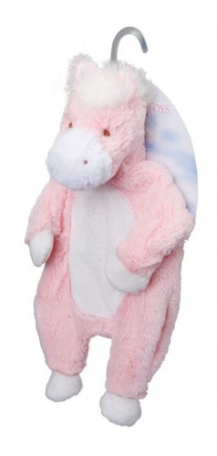 Douglas Plush Pink Horse Sshlumpie Blankie Buddy