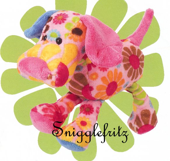 Douglas Hippie THELMA Pink Flower Dog - SO SOFT!!!