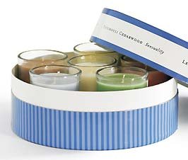 Hatbox Filled Votive Set