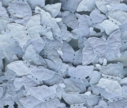 Soft Blue Silk Butterfly Petals ~ Wedding ~ Shower ~ Favors