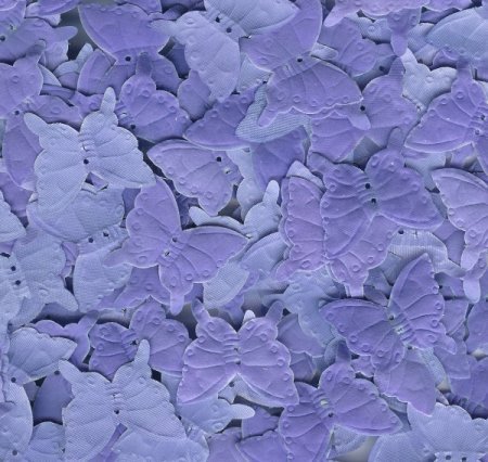 Periwinkle Silk Butterfly Petals ~ Wedding ~ Shower ~ Favors
