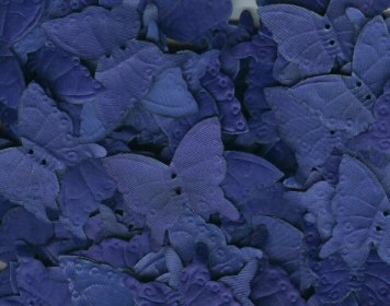 Royal Blue Silk Butterfly Petals ~ Wedding ~ Shower ~ Party ~ Favors