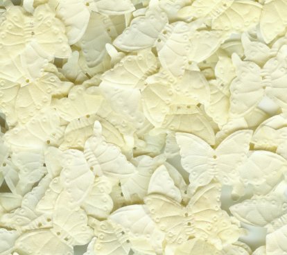 Ivory Silk Butterfly Petals ~ Wedding ~ Shower ~ Party ~ Favors