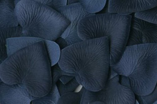 Navy Silk Heart Petals ~ Wedding ~ Shower ~ Party ~ Favors