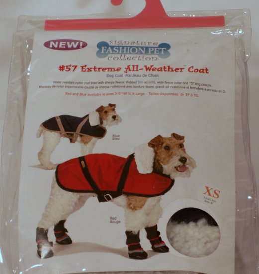 Extreme All Weather Dog Coat by Fashion Pet - Navy Pet X-Small
