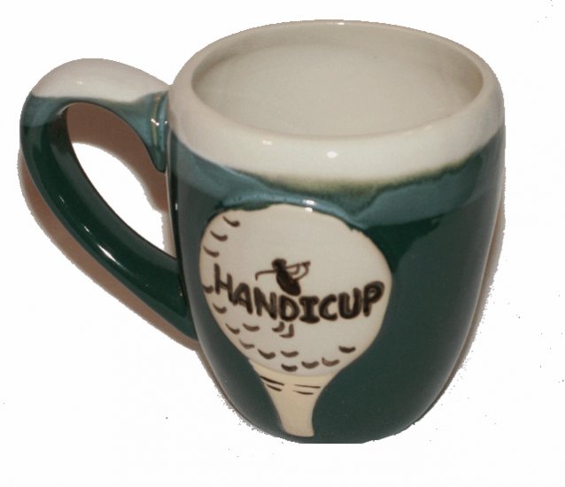 Ceramic Golf Handicup Mug Golfer Cup - Large Mug Handicap