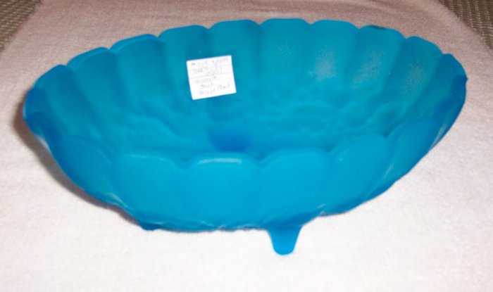FROSTED BLUE FRUIT BOWL