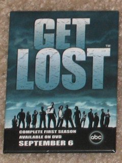 LOST the TV Series DVD Promotional Button / Pin